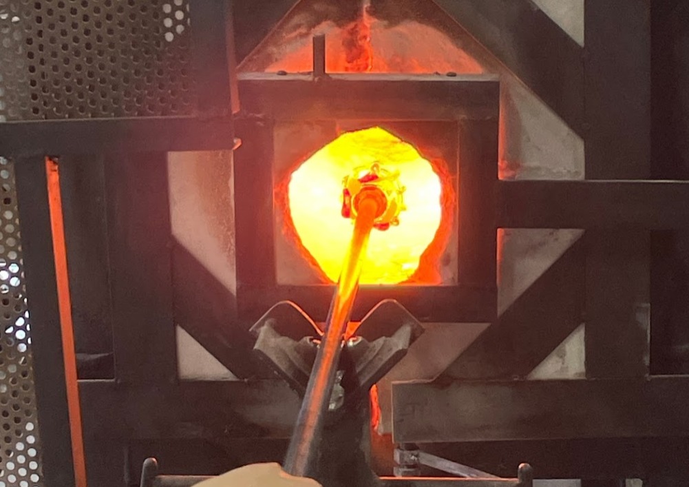 吹きガラス工房 ぐらすたTOMOの炉