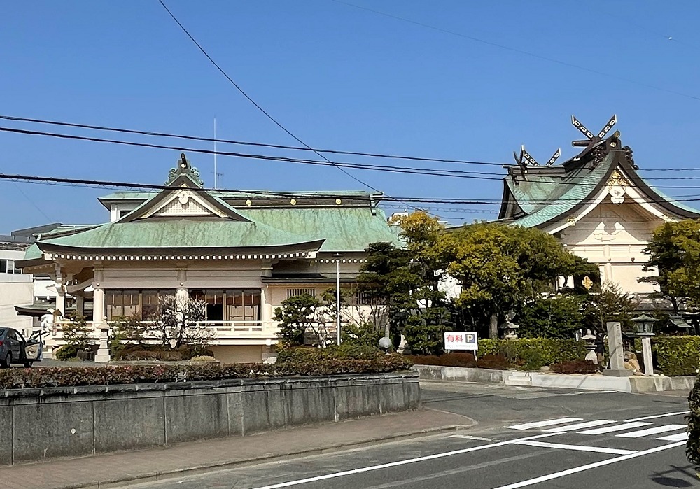 岡山神社の別の入口