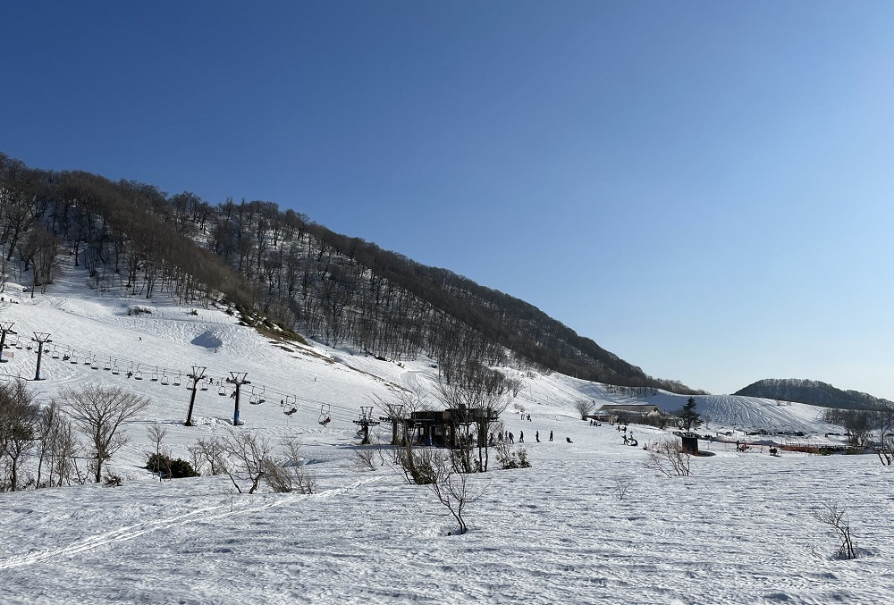 鏡ヶ成スキー場の風景