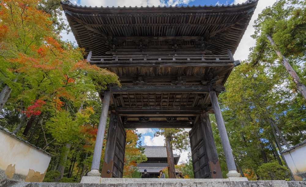 井山宝福寺の門