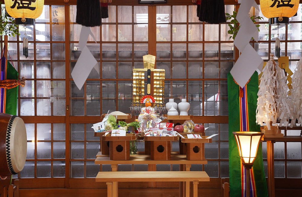 勝間田神社の祈祷