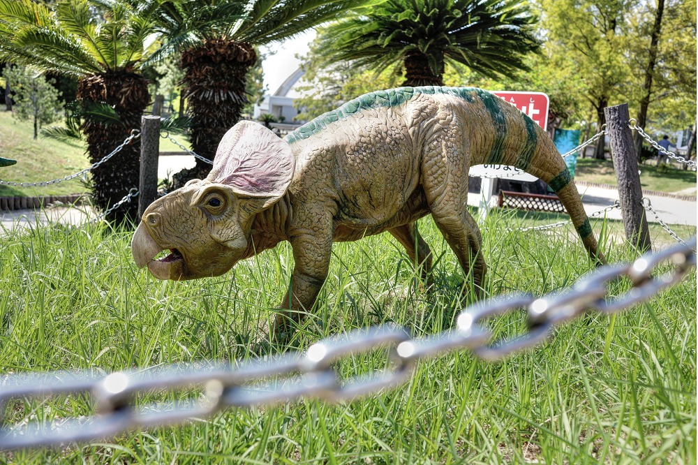 笠岡恐竜公園のトリケラトプス