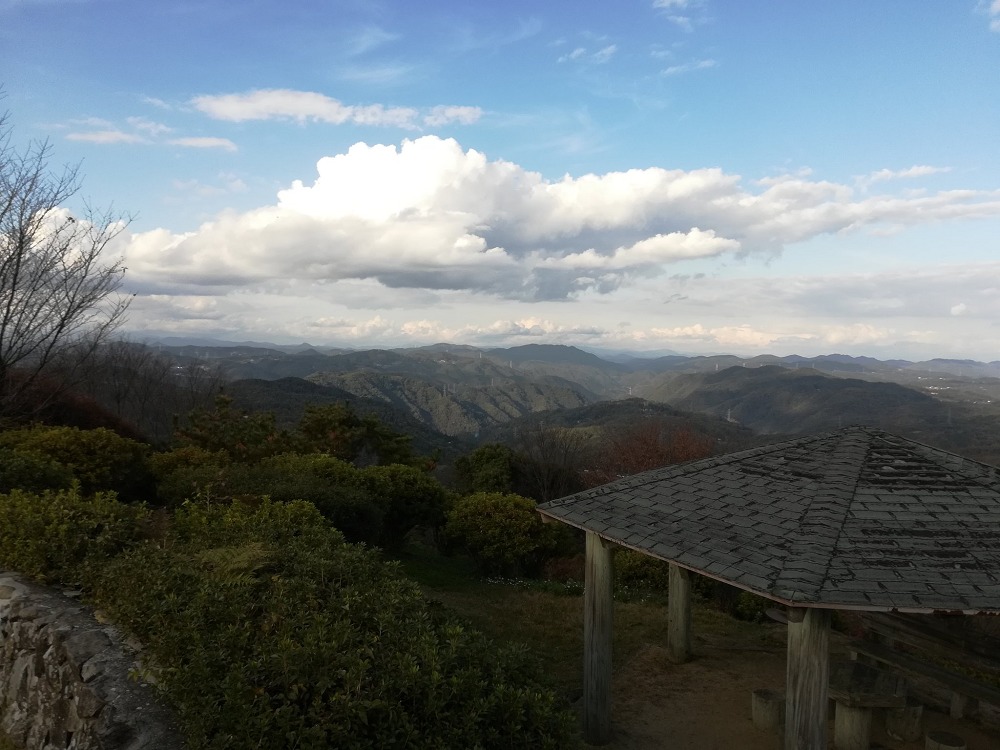 弥高山公園キャンプ場の景色