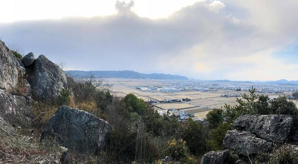 岩屋山展望台の景色