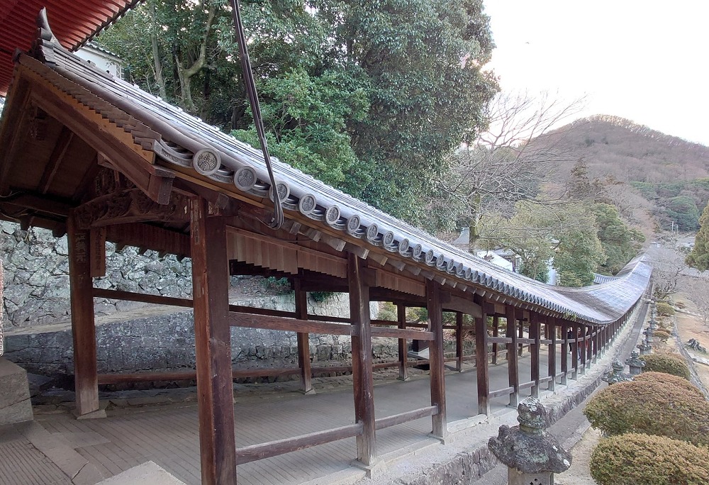 吉備津神社の回廊全体