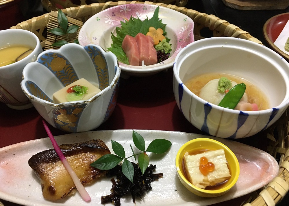 ホテル作州武蔵の夕食