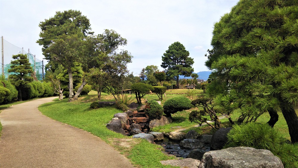 衆楽園（旧津山藩別邸庭園）の庭