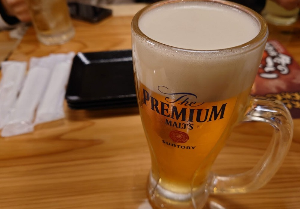 鳥貴族 岡山本町店のビール