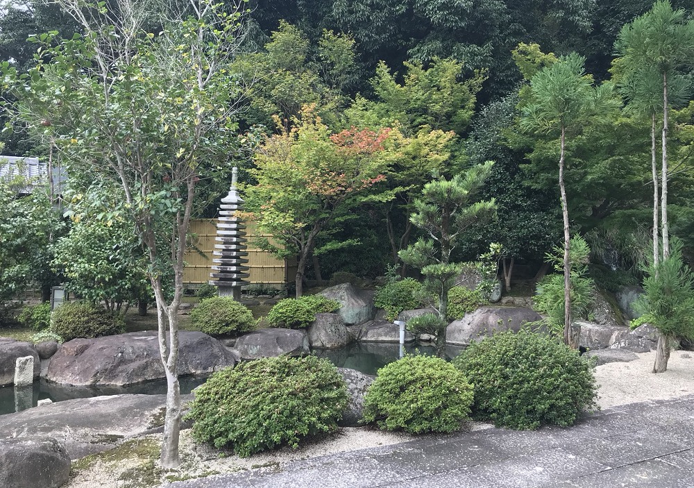和気鵜飼谷温泉の庭園