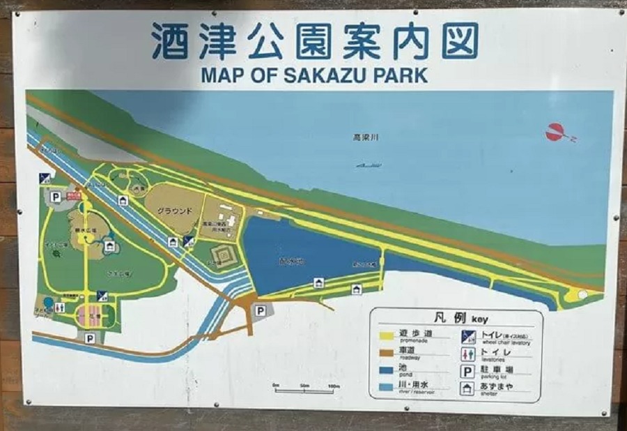 酒津公園マップ