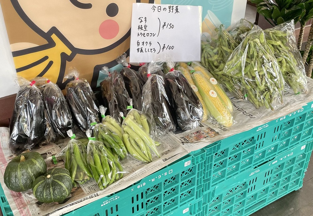 農家カフェ藤/ノマドばなな岡山ネオポリス店の野菜