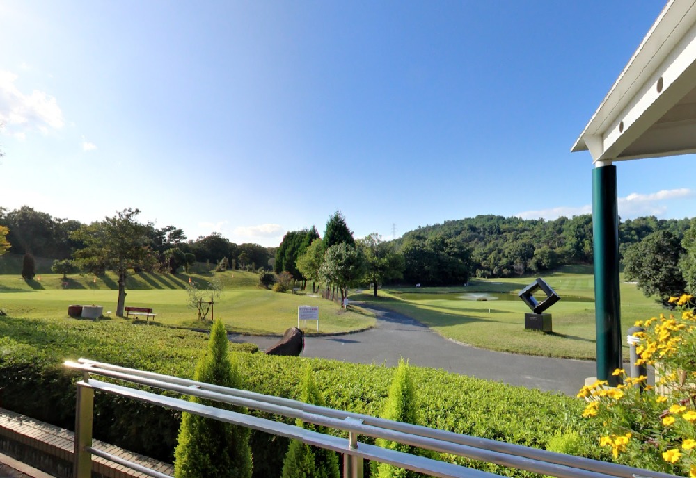 岡山北ゴルフ倶楽部の入口