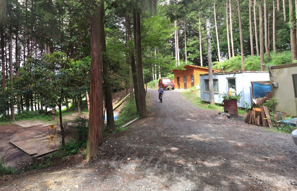 矢萩の森キャンプ場の広場