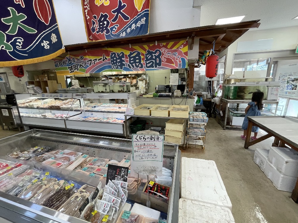 笠岡ベイファームの魚市場