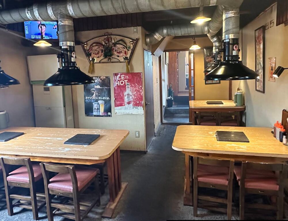 焼肉みやび店内