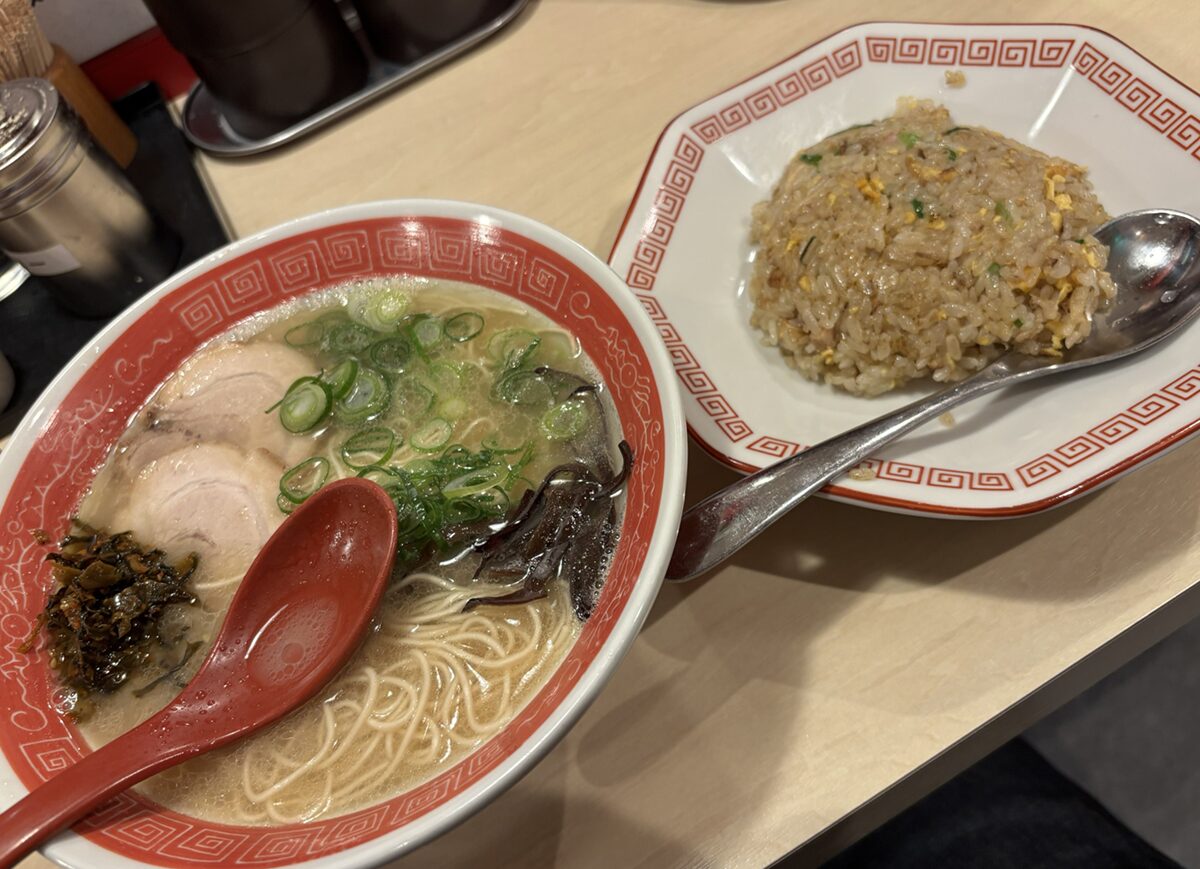博多ラーメン にこいちのセット