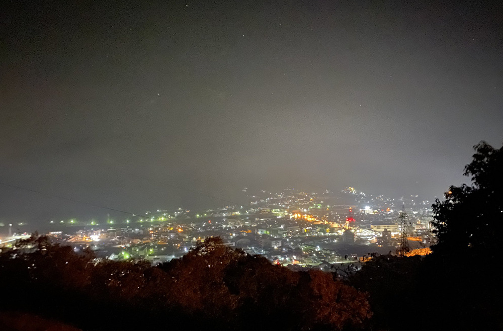ループ橋 展望台・展望公園の夜景