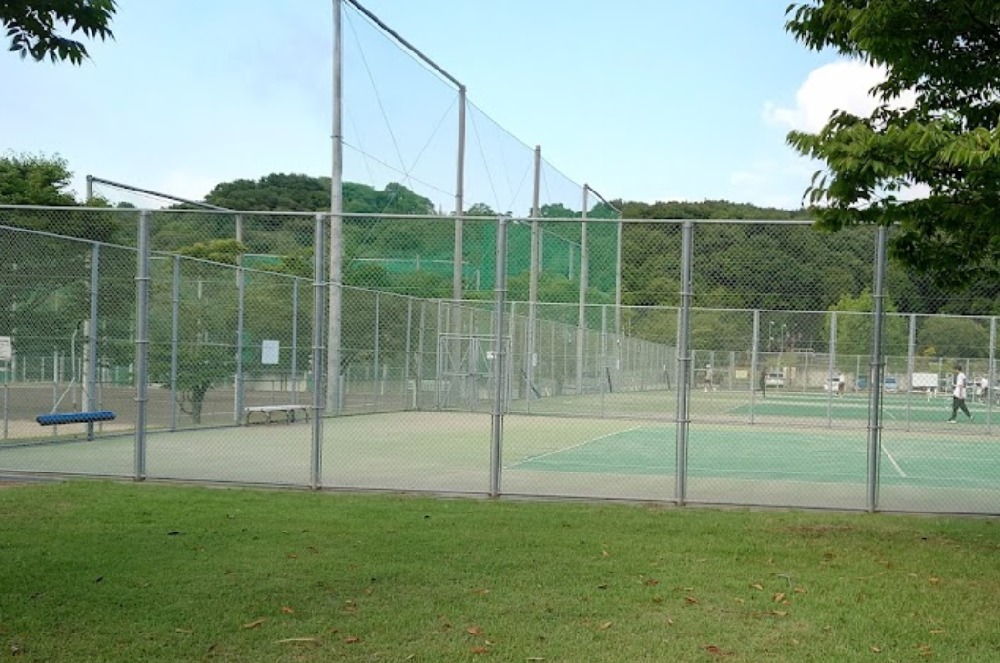 山田グリーンパークのテニスコート