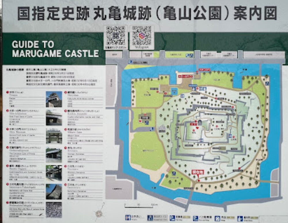 丸亀城マップ