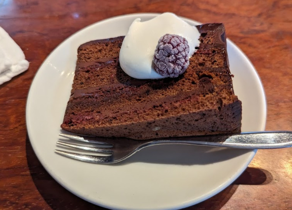 サティスファクション カリー&カフェのケーキ