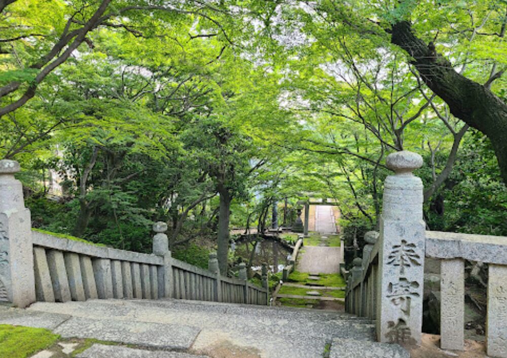 青龍山 松琴寺の階段