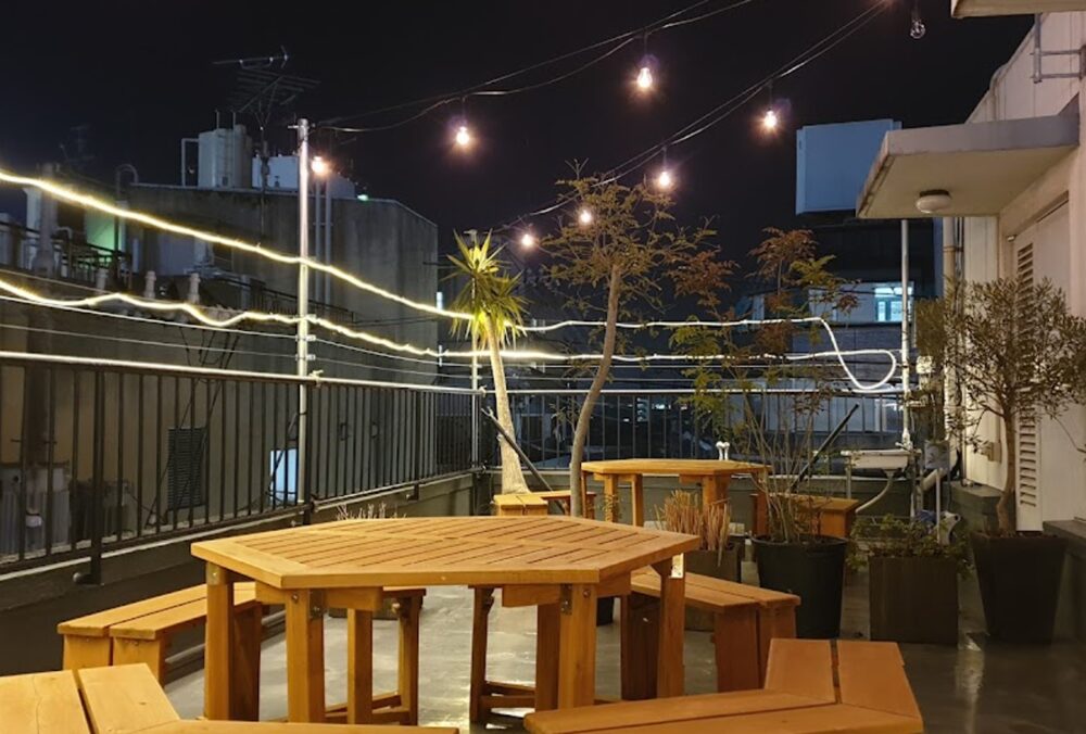 Cafe＆Bar KAGの屋上
