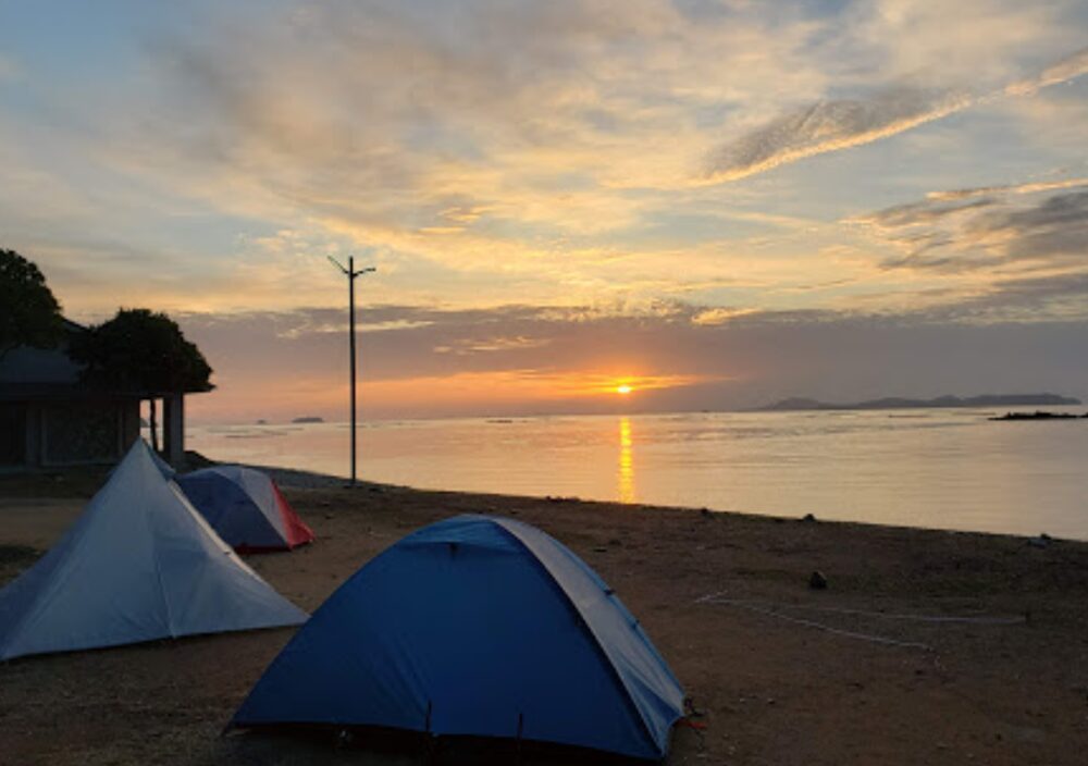 丸山県民サンビーチの夕陽