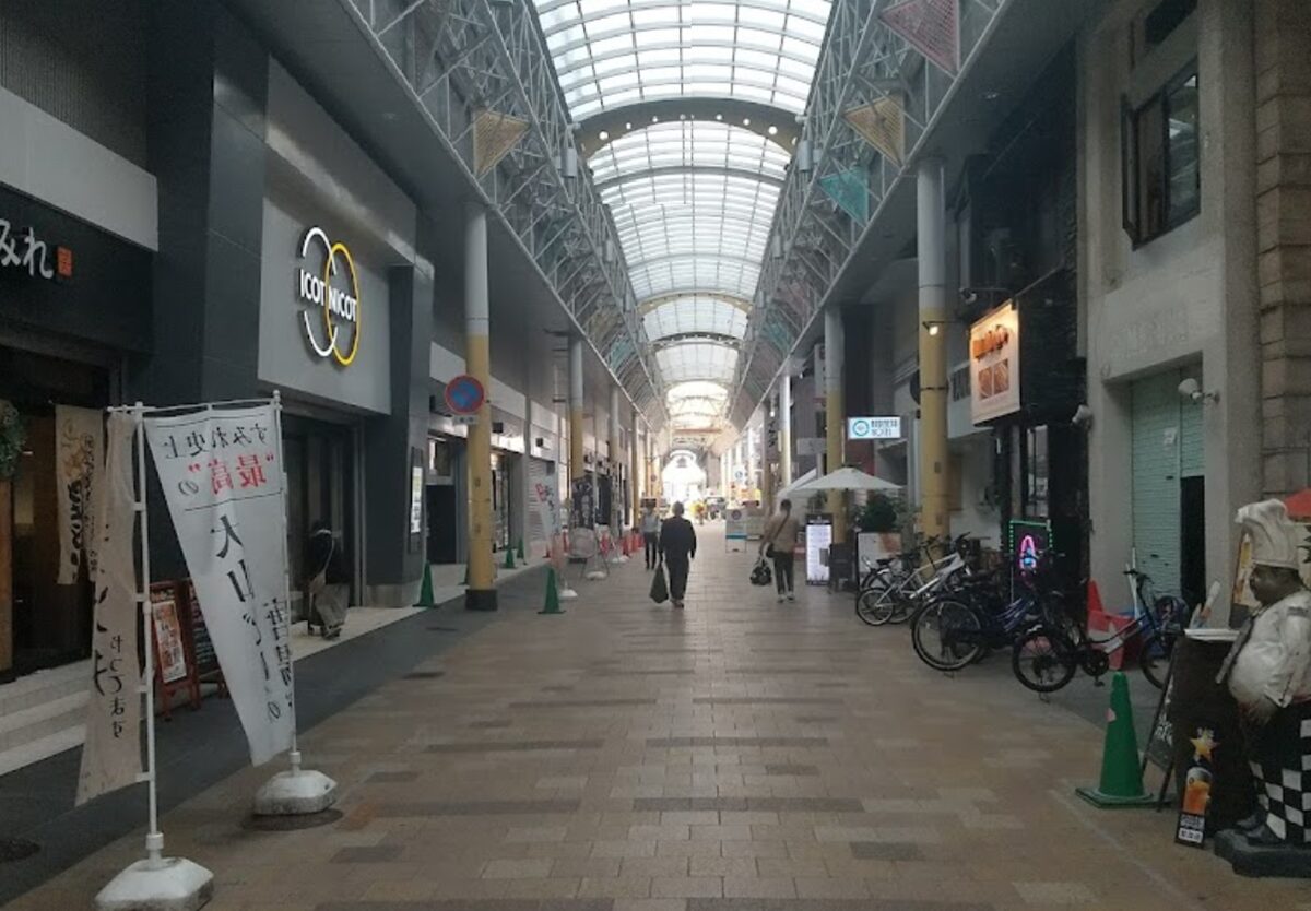 岡山駅前商店街の様子