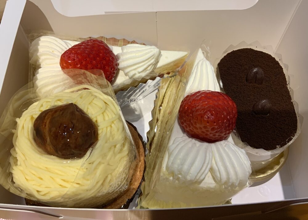 つるや菓舗のケーキたち