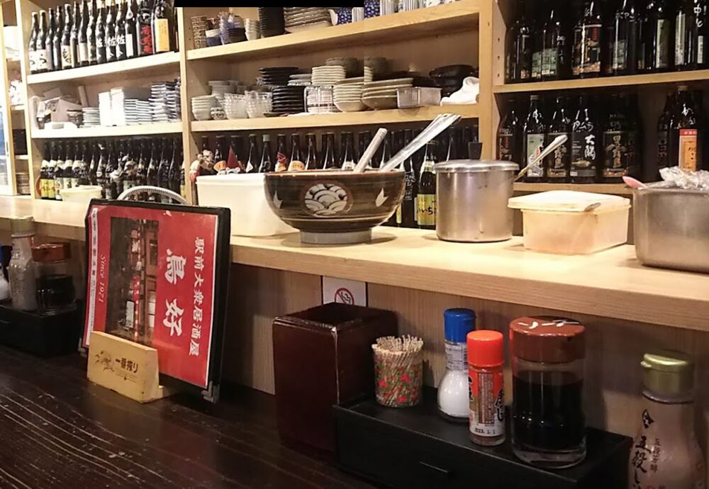 居酒屋 鳥好のカウンター