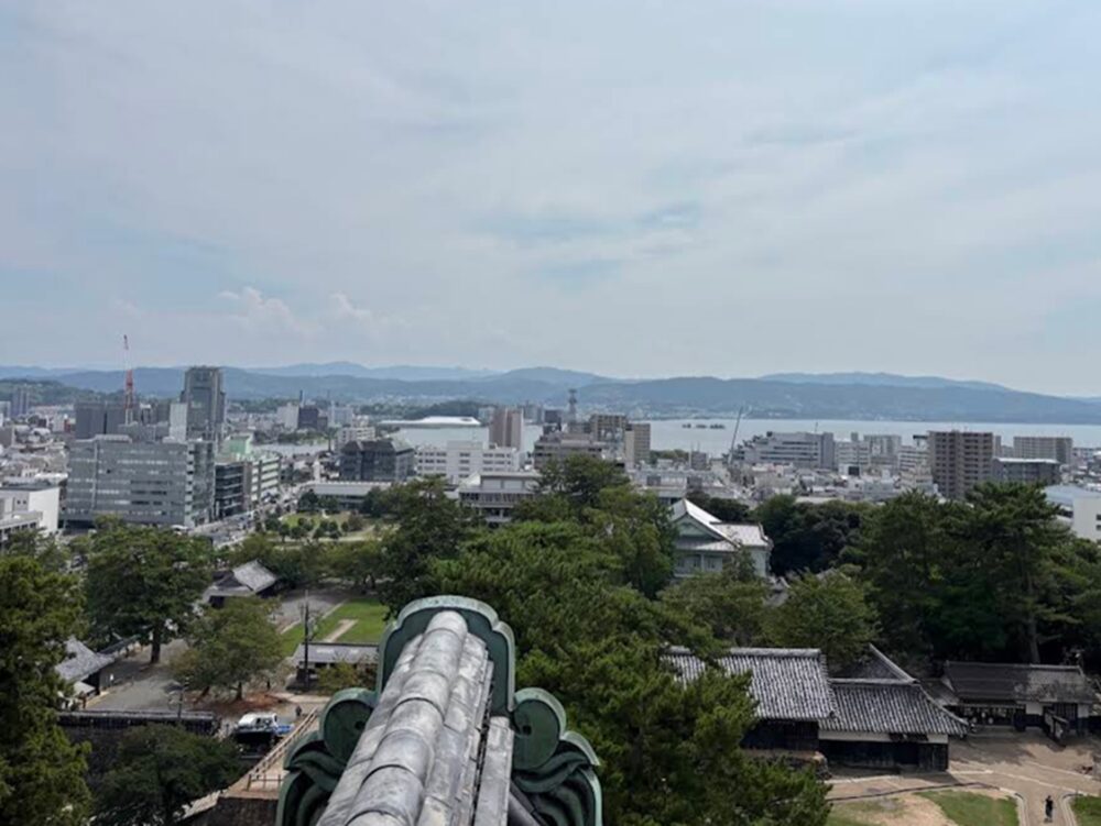 松江城景色