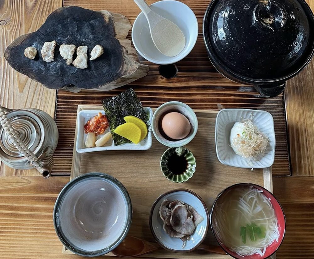 森の灯 鯉山のごはん