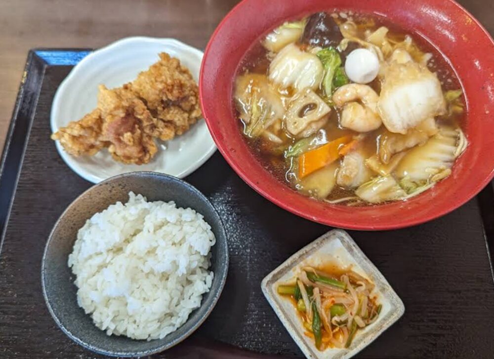 中華料理みんみん西大寺店中華丼