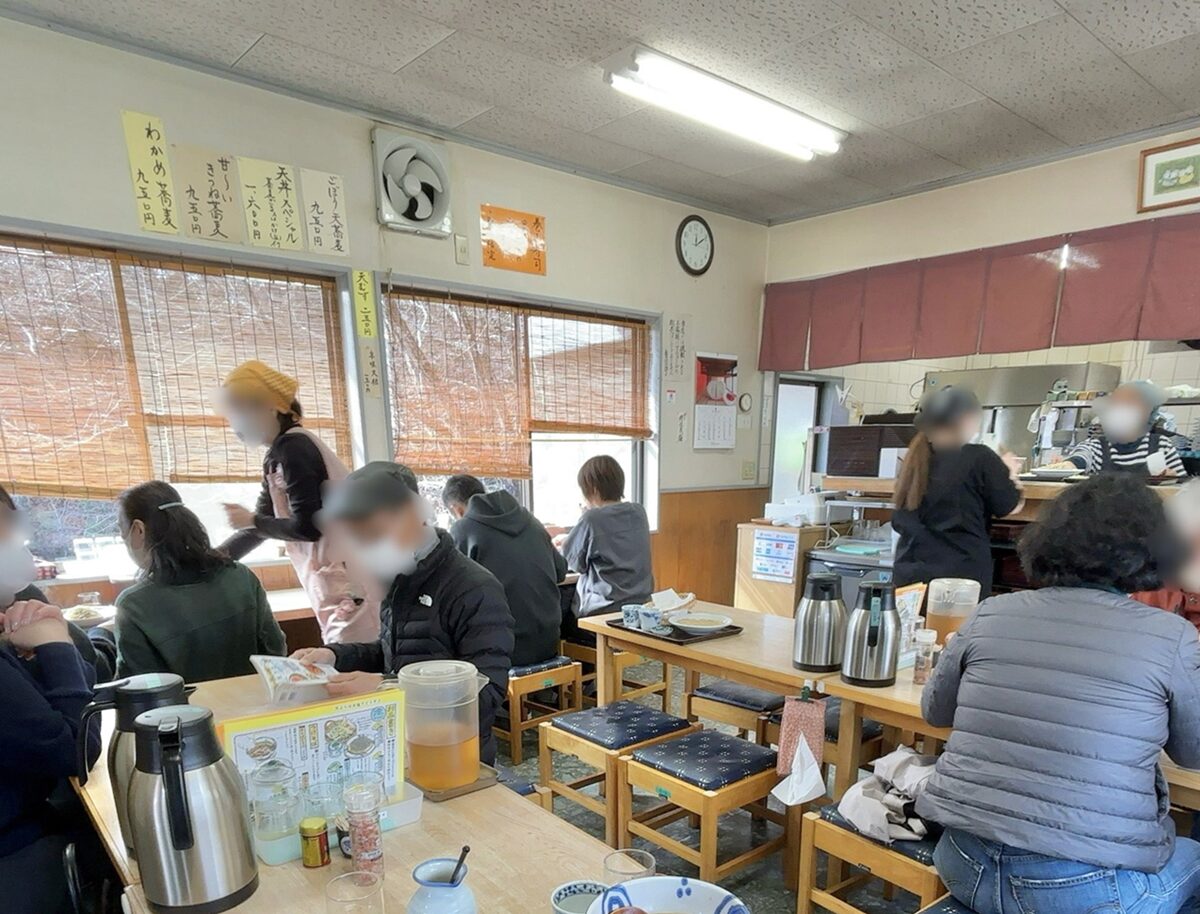 手打ち蕎麦 青空亭店内