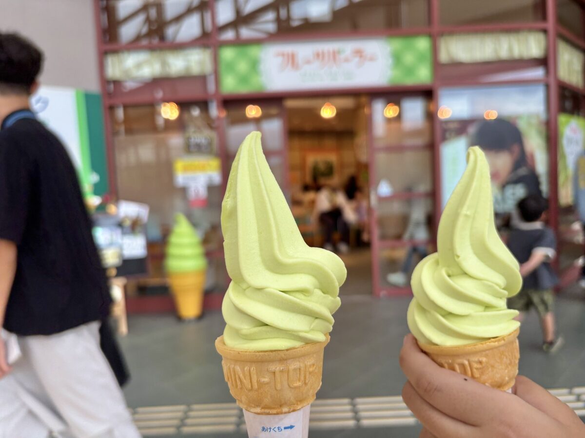 なしっこソフトクリーム