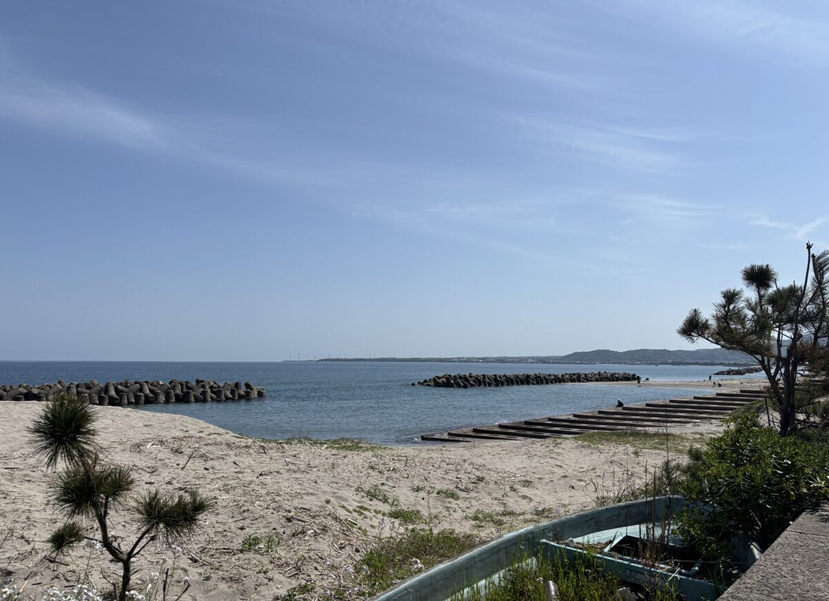 日吉津村海浜運動公園キャンプ場の海岸