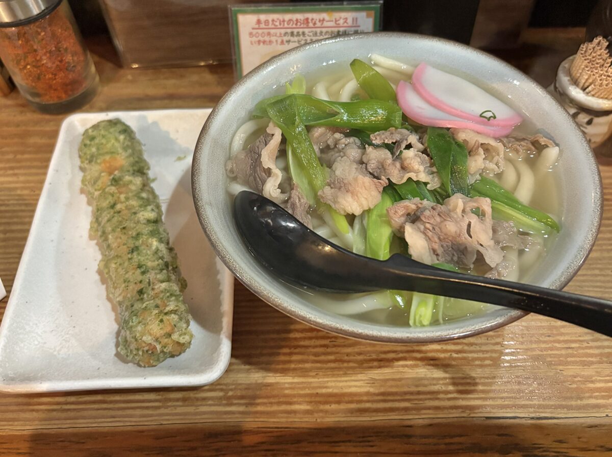 たぬき 表町店のうどん