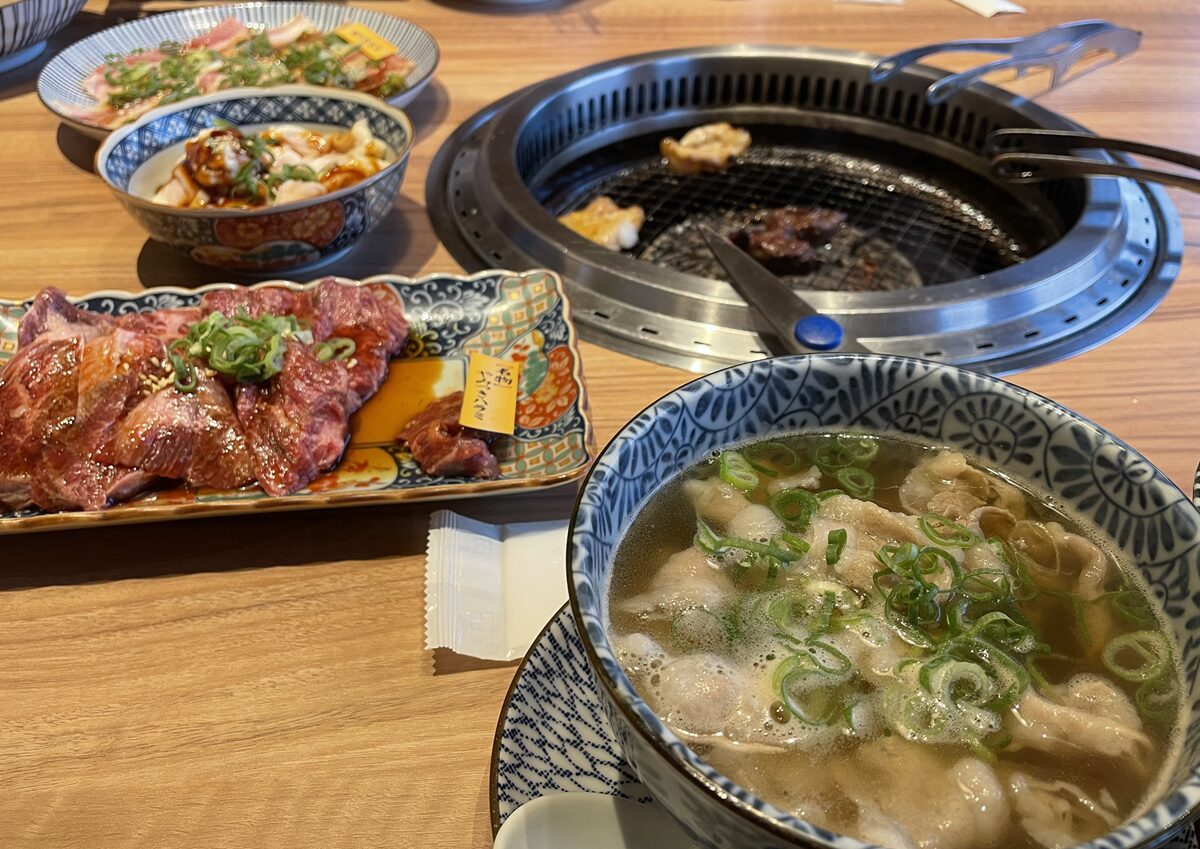 焼肉ひびきの料理