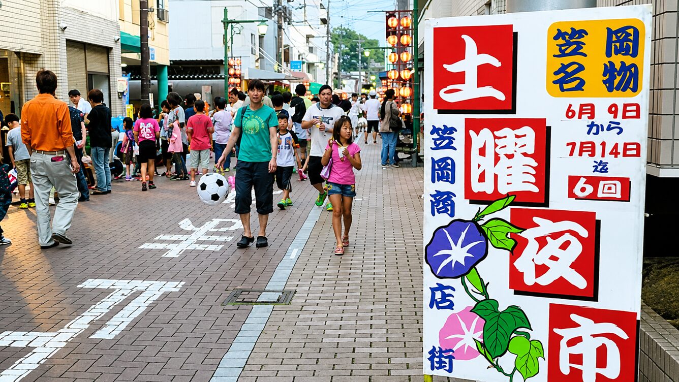 笠岡商店街土曜夜市